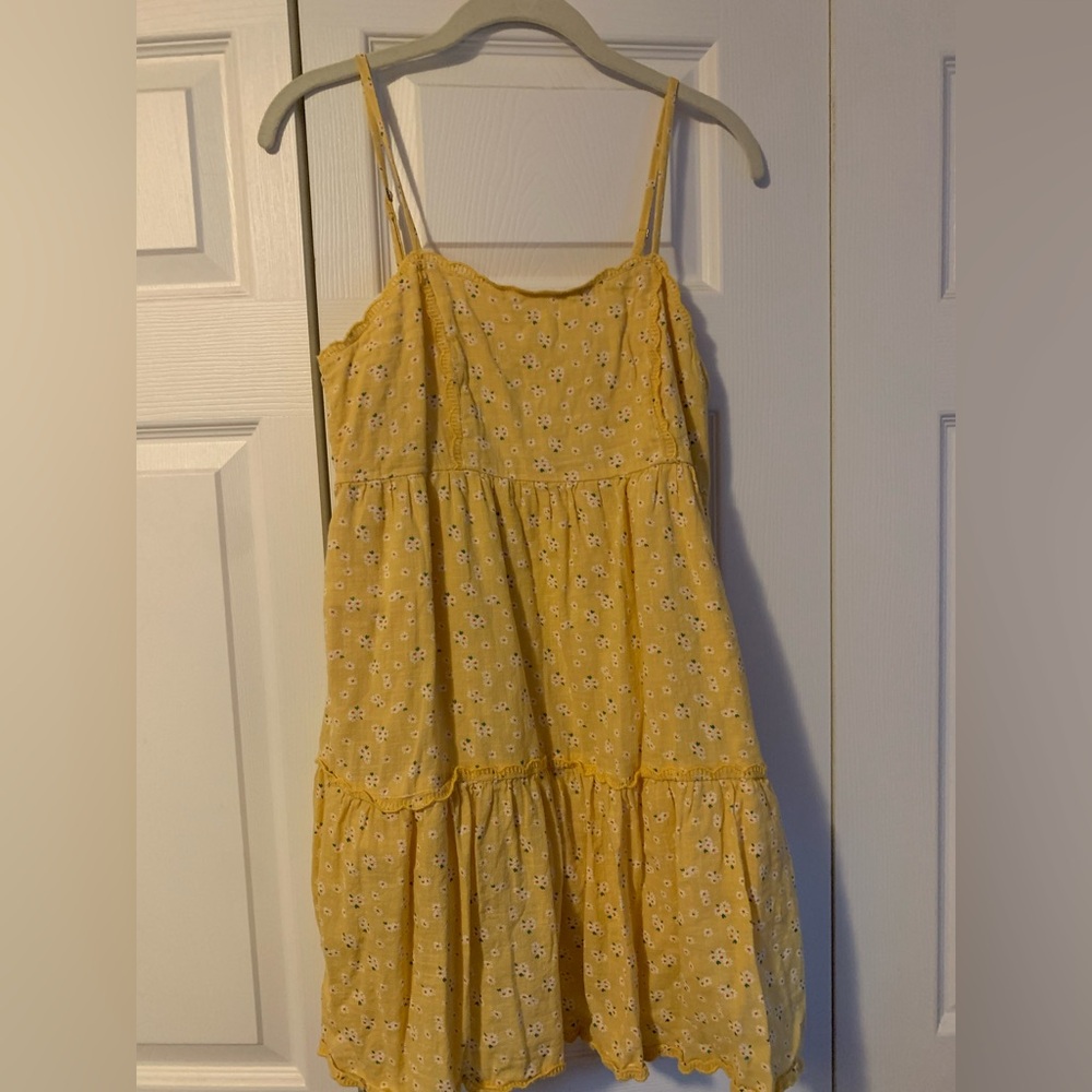 Aeropostale Yellow Floral Sundress
